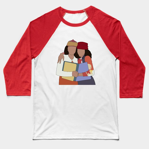 sister sister Baseball T-Shirt by aluap1006